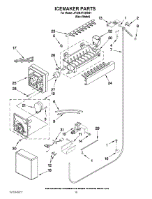 11 - Icemaker Parts parts for Jenn-Air Refrigerator JF42NXFXDW01 from AppliancePartsPros.com