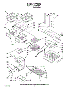 06 - Shelf Parts parts for Jenn-Air Refrigerator JFC2290VEP5 from AppliancePartsPros.com