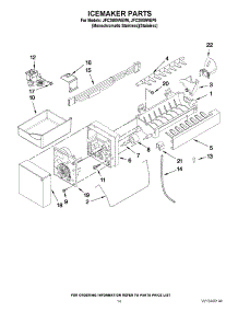 08 - Icemaker Parts parts for Jenn-Air Refrigerator JFC2089WEP6 from AppliancePartsPros.com