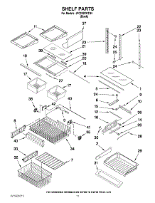 06 - Shelf Parts parts for Jenn-Air Refrigerator JFC2089WTB4 from AppliancePartsPros.com