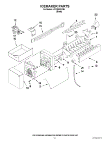 08 - Icemaker Parts parts for Jenn-Air Refrigerator JFC2089WTB4 from AppliancePartsPros.com