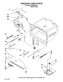 06 - Freezer Liner Parts parts for Jenn-Air Refrigerator JFI2089WES6 from AppliancePartsPros.com