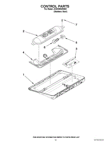 10 - Control Parts parts for Jenn-Air Refrigerator JCD2395WES02 from AppliancePartsPros.com