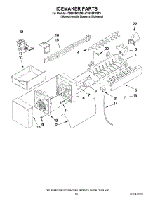 08 - Icemaker Parts parts for Jenn-Air Refrigerator JFC2089WEP5 from AppliancePartsPros.com