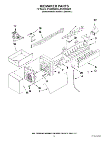 08 - Icemaker Parts parts for Jenn-Air Refrigerator JFC2089WEM4 from AppliancePartsPros.com
