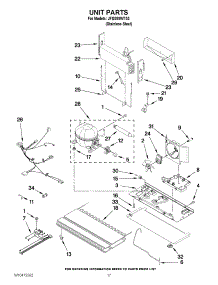 10 - Unit Parts parts for Jenn-Air Refrigerator JFI2089WTS3 from AppliancePartsPros.com