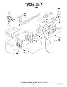 08 - Icemaker Parts parts for Jenn-Air Refrigerator JFC2089WTB3 from AppliancePartsPros.com