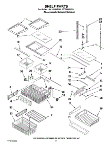06 - Shelf Parts parts for Jenn-Air Refrigerator JFC2089WEP4 from AppliancePartsPros.com