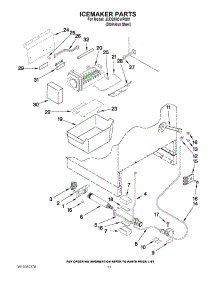 06 - Icemaker Parts parts for Jenn-Air Refrigerator JUD248CWRS01 from AppliancePartsPros.com