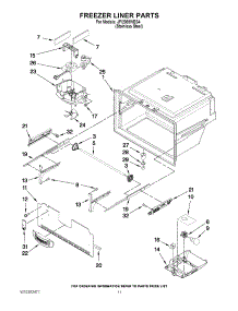 06 - Freezer Liner Parts parts for Jenn-Air Refrigerator JFI2089WES4 from AppliancePartsPros.com