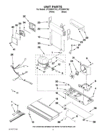 05 - Unit Parts parts for Jenn-Air Refrigerator JFC2089WTW2 from AppliancePartsPros.com