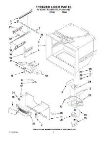 02 - Freezer Liner Parts parts for Jenn-Air Refrigerator JFC2089WTB2 from AppliancePartsPros.com