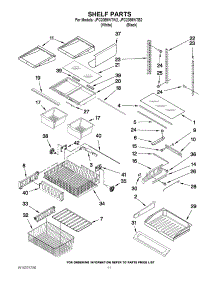 06 - Shelf Parts parts for Jenn-Air Refrigerator JFC2089WTW2 from AppliancePartsPros.com
