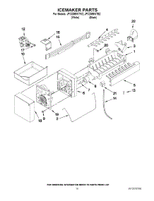 08 - Icemaker Parts parts for Jenn-Air Refrigerator JFC2089WTW2 from AppliancePartsPros.com