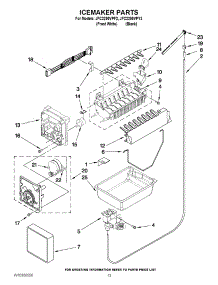 07 - Icemaker Parts parts for Jenn-Air Refrigerator JFC2290VPF2 from AppliancePartsPros.com
