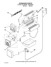 07 - Icemaker Parts parts for Jenn-Air Refrigerator JBL2088WEM1 from AppliancePartsPros.com