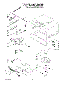 02 - Freezer Liner Parts parts for Jenn-Air Refrigerator JFC2089WEP3 from AppliancePartsPros.com