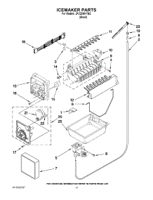07 - Icemaker Parts parts for Jenn-Air Refrigerator JFC2290VTB2 from AppliancePartsPros.com
