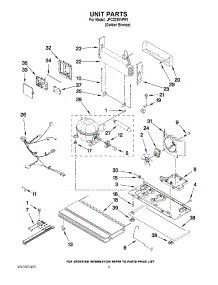 05 - Unit Parts parts for Jenn-Air Refrigerator JFC2290VPR1 from AppliancePartsPros.com