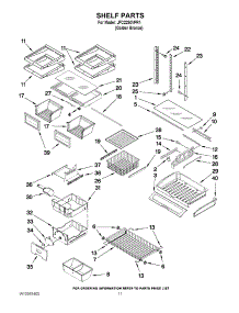 06 - Shelf Parts parts for Jenn-Air Refrigerator JFC2290VPR1 from AppliancePartsPros.com
