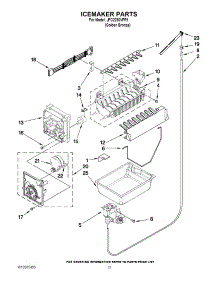 07 - Icemaker Parts parts for Jenn-Air Refrigerator JFC2290VPR1 from AppliancePartsPros.com