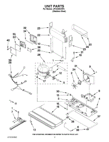 05 - Unit Parts parts for Jenn-Air Refrigerator JFC2290VEP4 from AppliancePartsPros.com