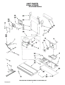 05 - Unit Parts parts for Jenn-Air Refrigerator JFC2290VEM4 from AppliancePartsPros.com