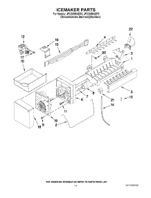 08 - Icemaker Parts parts for Jenn-Air Refrigerator JFC2089WEM3 from AppliancePartsPros.com
