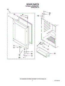 03 - Door Parts parts for Jenn-Air Refrigerator JUR248LBCX02 from AppliancePartsPros.com