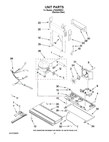 10 - Unit Parts parts for Maytag Refrigerator JFI2089WES1 from AppliancePartsPros.com
