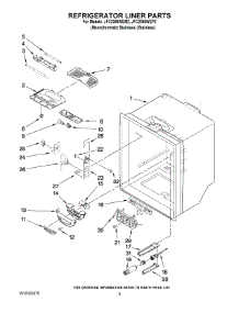 03 - Refrigerator Liner Parts parts for Maytag Refrigerator JFC2089WEM2 from AppliancePartsPros.com