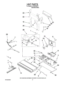 10 - Unit Parts parts for Maytag Refrigerator JFI2089AEP5 from AppliancePartsPros.com