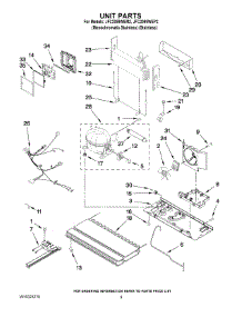 05 - Unit Parts parts for Maytag Refrigerator JFC2089WEP2 from AppliancePartsPros.com