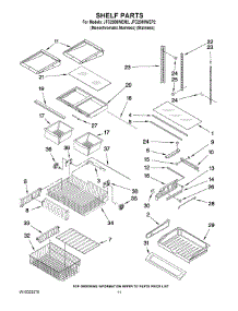 06 - Shelf Parts parts for Maytag Refrigerator JFC2089WEP2 from AppliancePartsPros.com