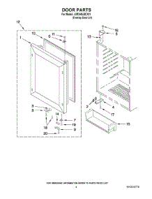 03 - Door Parts parts for Maytag Refrigerator JUR248LBCX01 from AppliancePartsPros.com