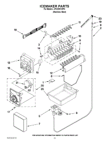 07 - Icemaker Parts parts for Maytag Refrigerator JFC2290VEP3 from AppliancePartsPros.com