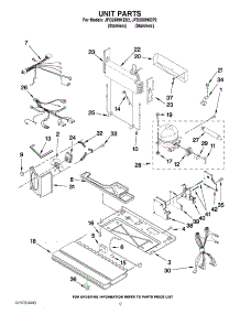 05 - Unit Parts parts for Maytag Refrigerator JFD2589KEP2 from AppliancePartsPros.com