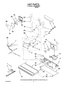 05 - Unit Parts parts for Maytag Refrigerator JBD2286KEB3 from AppliancePartsPros.com