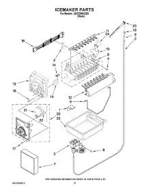 07 - Icemaker Parts parts for Maytag Refrigerator JBD2286KEB3 from AppliancePartsPros.com