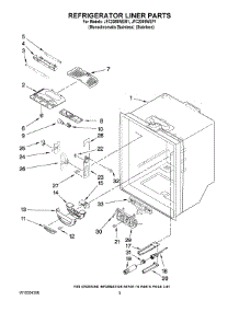 03 - Refrigerator Liner Parts parts for Maytag Refrigerator JFC2089WEM1 from AppliancePartsPros.com