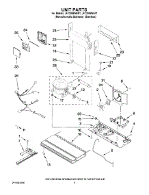 05 - Unit Parts parts for Maytag Refrigerator JFC2089WEM1 from AppliancePartsPros.com