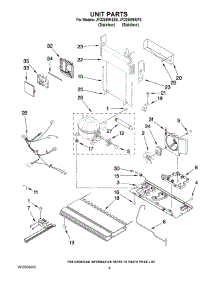 05 - Unit Parts parts for Maytag Refrigerator JFD2589KEP5 from AppliancePartsPros.com