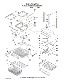 06 - Shelf Parts parts for Maytag Refrigerator JFC2089WTW1 from AppliancePartsPros.com