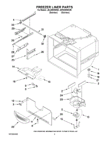 02 - Freezer Liner Parts parts for Maytag Refrigerator JBR2088WEM0 from AppliancePartsPros.com
