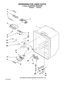 03 - Refrigerator Liner Parts parts for Maytag Refrigerator JBR2088WEM0 from AppliancePartsPros.com