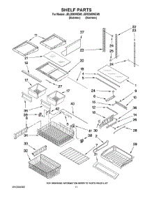 06 - Shelf Parts parts for Maytag Refrigerator JBL2088WEM0 from AppliancePartsPros.com