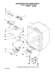 03 - Refrigerator Liner Parts parts for Maytag Refrigerator JFC2089HEP6 from AppliancePartsPros.com