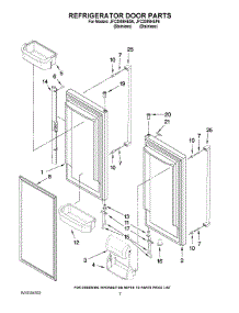 04 - Refrigerator Door Parts parts for Maytag Refrigerator JFC2089HEP6 from AppliancePartsPros.com