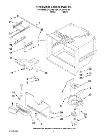 02 - Freezer Liner Parts parts for Maytag Refrigerator JFC2089HTB4 from AppliancePartsPros.com