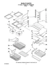 06 - Shelf Parts parts for Maytag Refrigerator JFC2089HTW4 from AppliancePartsPros.com